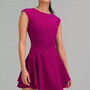 - - NWT Lululemon Everlux Mesh-Back dress size 10magenta purple, also sz 2…